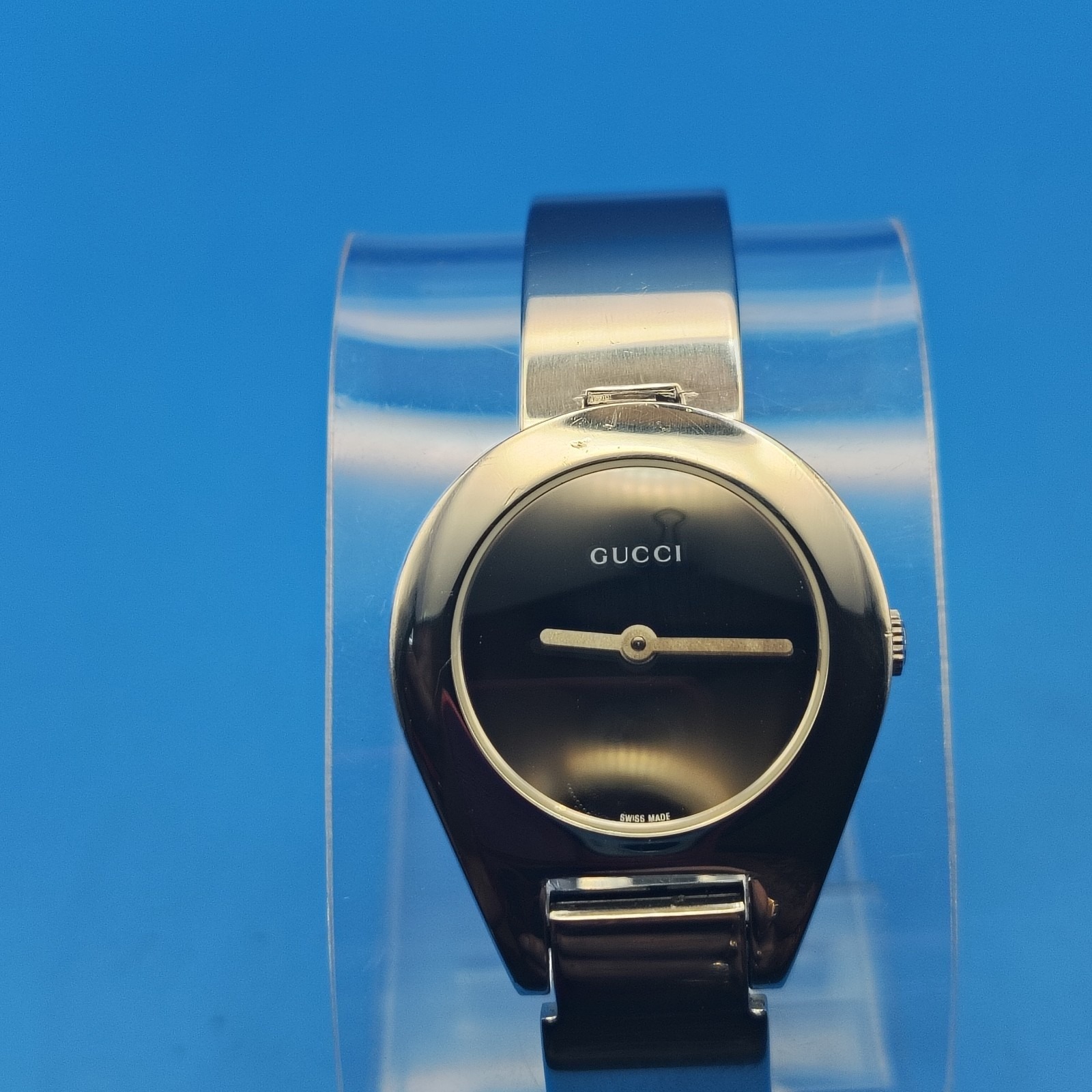 Vintage 1995 Gucci 6700l Swiss Rare Mirror Dial Women's Quartz Watch Restored
